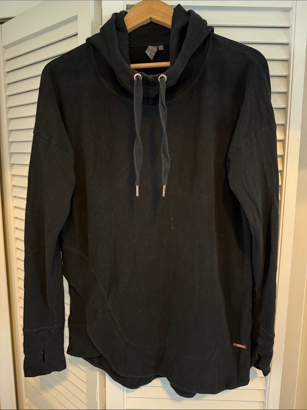 Sweaty Betty Black Hooded Women's Pullover